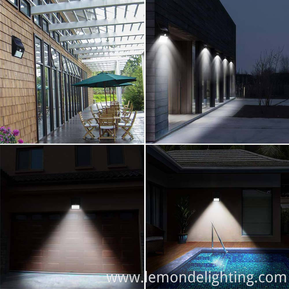 Solar-Powered Motion Sensor Wall Lights